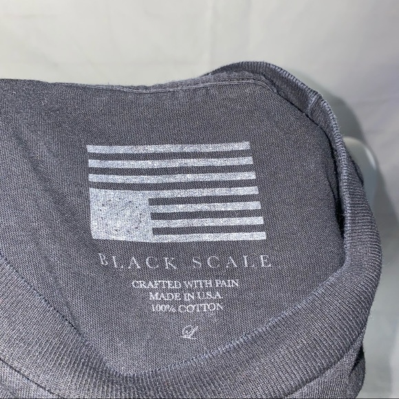Vintage Black Scale Graphic Tee Shirt Blvck Scvle - Picture 4 of 6
